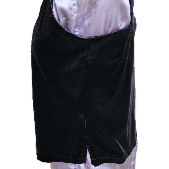 *New Low Price!** Black Velvet Stretch Tank Top - Picture 3 of 9
